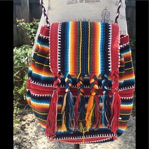 Mini multicolor boho bag